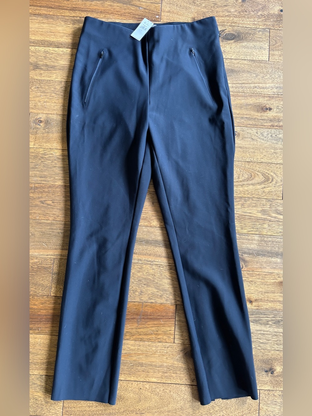 Banana Republic Sport NWT Navy Performance Pants Size 4 Stretch Zip Pockets